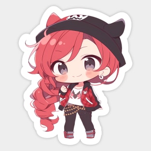 Confident Chibi Sticker